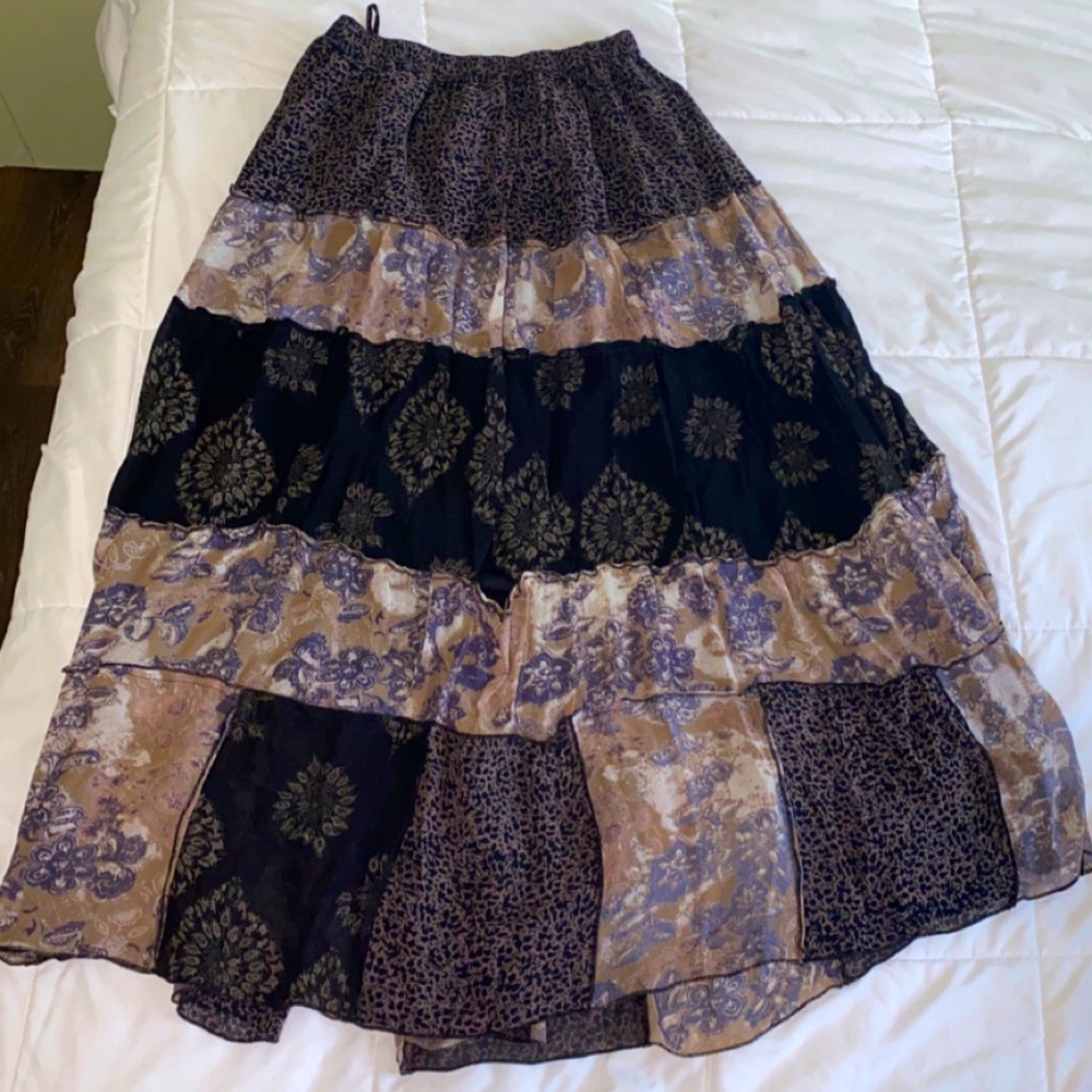 Size Small ankle length print skirt from Brand Shelly & Arnold